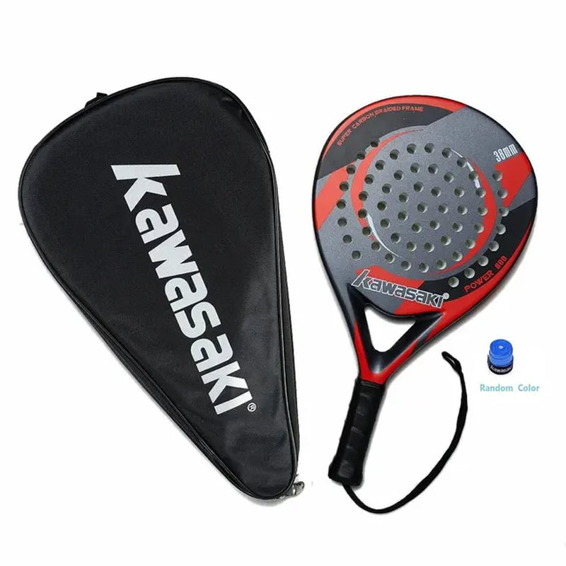 Padel Racket with 3K Carbon Fiber core and EVA Memory Foam (including Racket Cover)