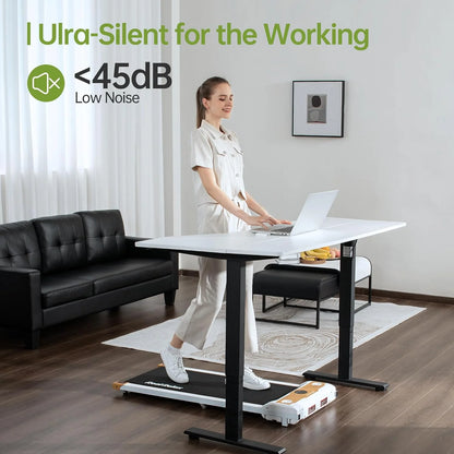 Under Desk Treadmill, Portable Walking Pad for Home Office