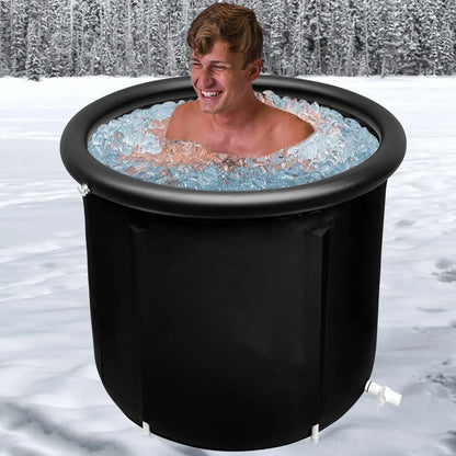 Portable Ice Bath Tub / Premium Cold Plunge Tub Outdoor Use / Oversized Adult Sized Cold Plunge Pool