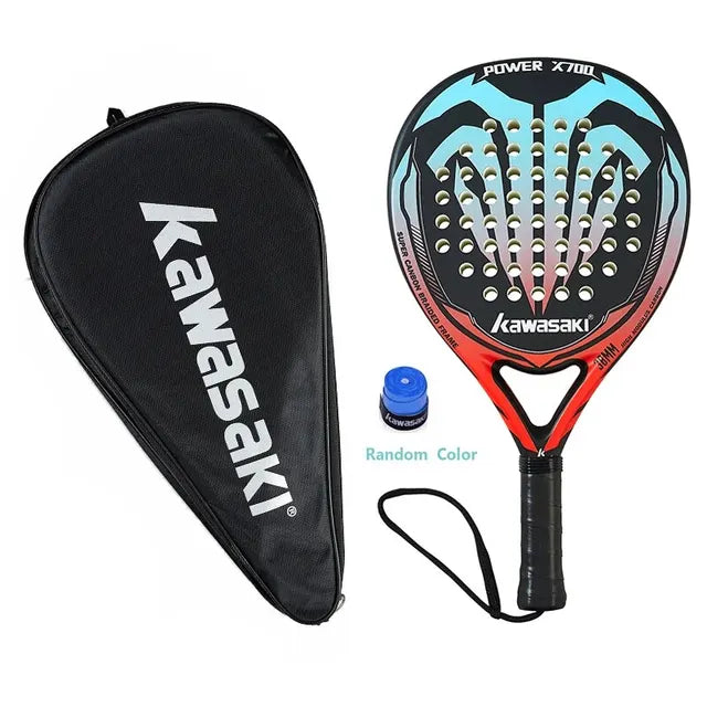 Padel Racket with 3K Carbon Fiber core and EVA Memory Foam (including Racket Cover)