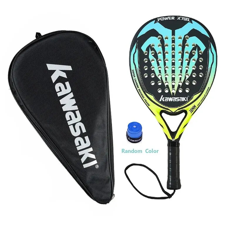 Padel Racket with 3K Carbon Fiber core and EVA Memory Foam (including Racket Cover)