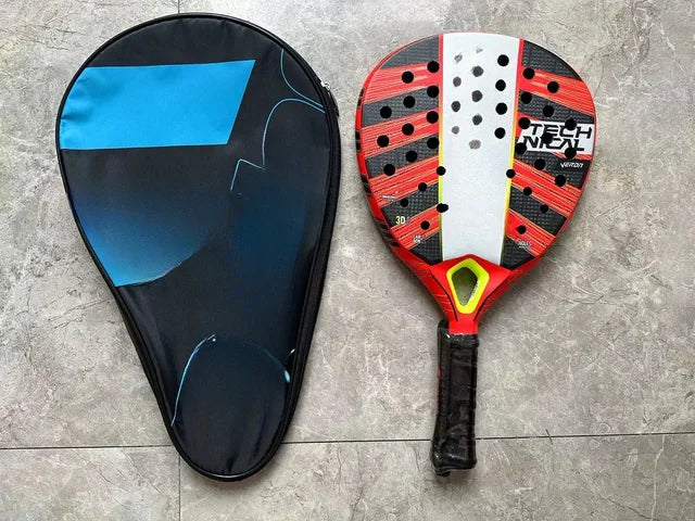 Padel Racket 3K/12K Carbon Fiber with EVA Memory Flex Foam Core