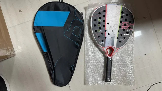 Padel Racket 3K/12K Carbon Fiber with EVA Memory Flex Foam Core