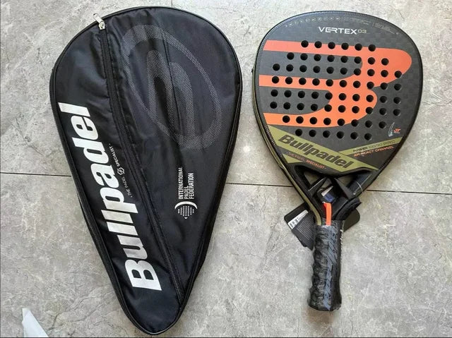 Padel Racket 3K/12K Carbon Fiber with EVA Memory Flex Foam Core