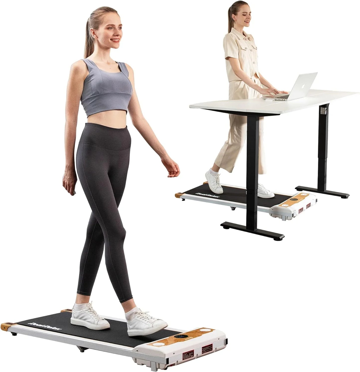 Under Desk Treadmill, Portable Walking Pad for Home Office